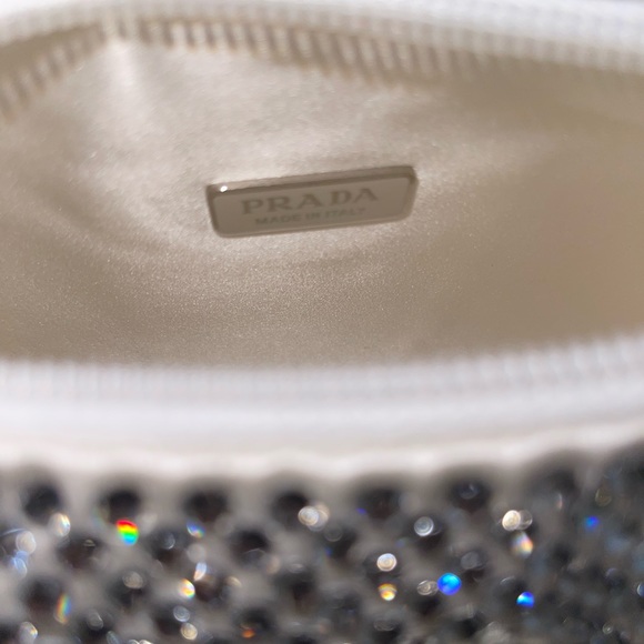 SOLD Prada White Crystal Re Edition - Picture 5 of 5